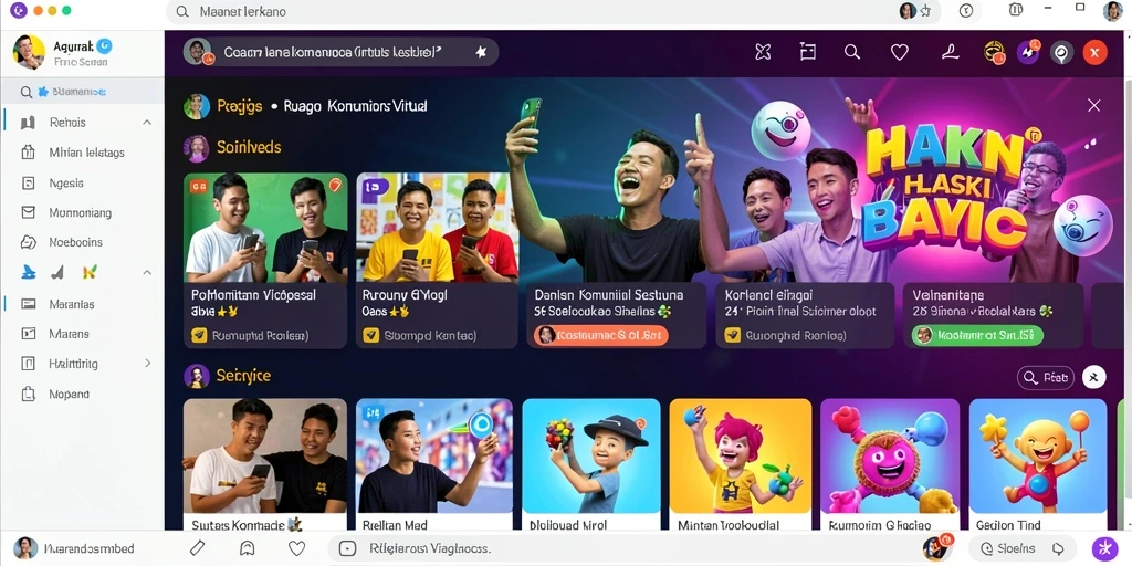 Fitur interaksi pengguna yang mendukung.