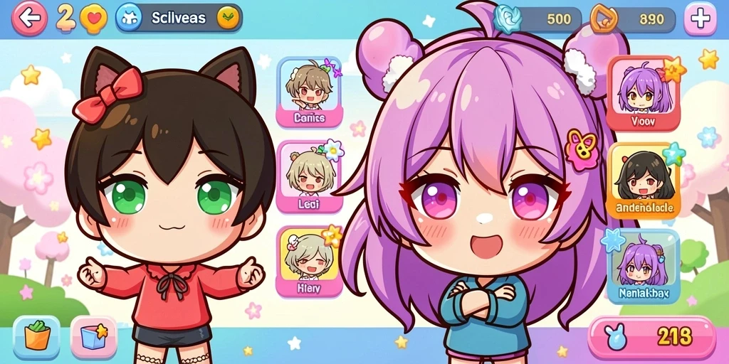 Screenshot menampilkan pemandangan indah dalam game.